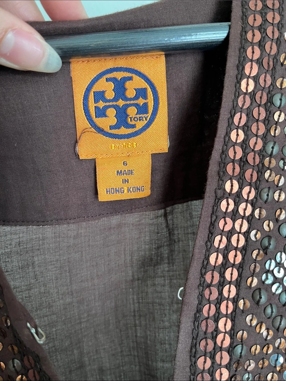 Y2K Tory Burch blouse